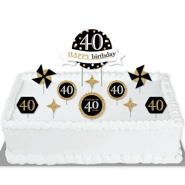 Mirror Wedding Anniversary Cake Topper Party Decoration Love 25th 40th 50th